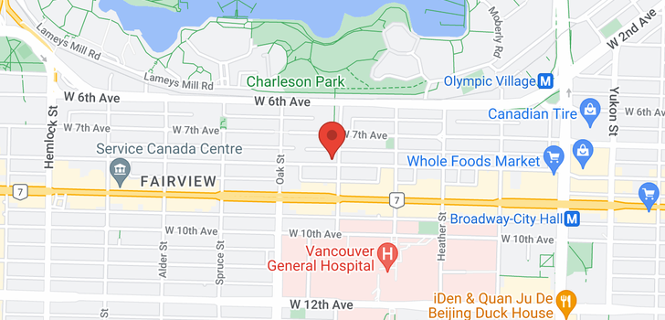 map of 905 728 W 8TH AVENUE